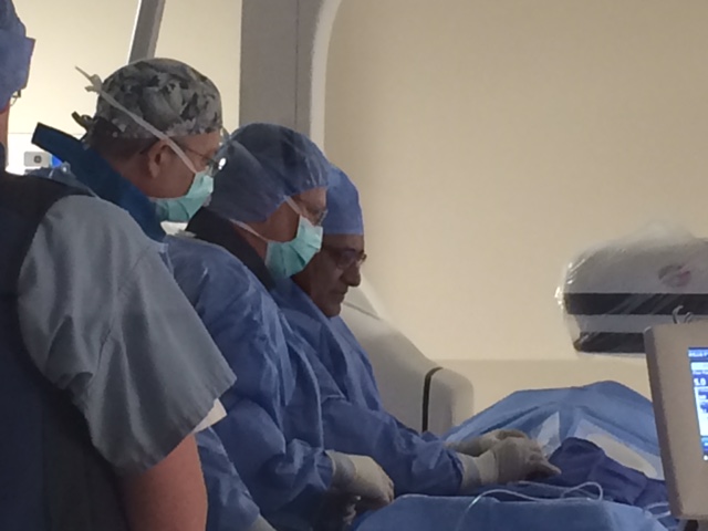 Dr. Arvind Ahuja, M.D. Performs Angiogram